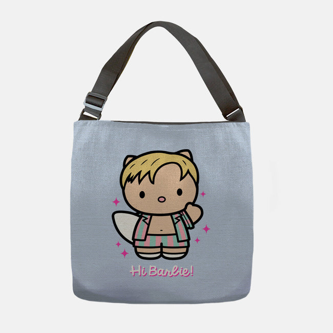 Waving Doll-None-Adjustable Tote-Bag-Raffiti