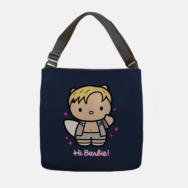 Waving Doll-None-Adjustable Tote-Bag-Raffiti