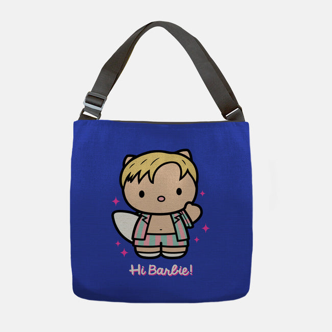 Waving Doll-None-Adjustable Tote-Bag-Raffiti