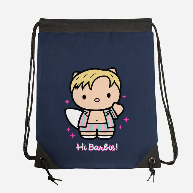Waving Doll-None-Drawstring-Bag-Raffiti