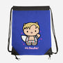 Waving Doll-None-Drawstring-Bag-Raffiti
