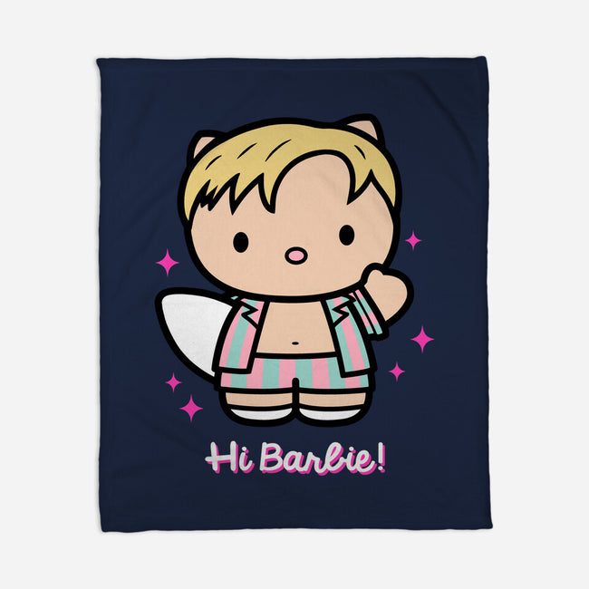 Waving Doll-None-Fleece-Blanket-Raffiti