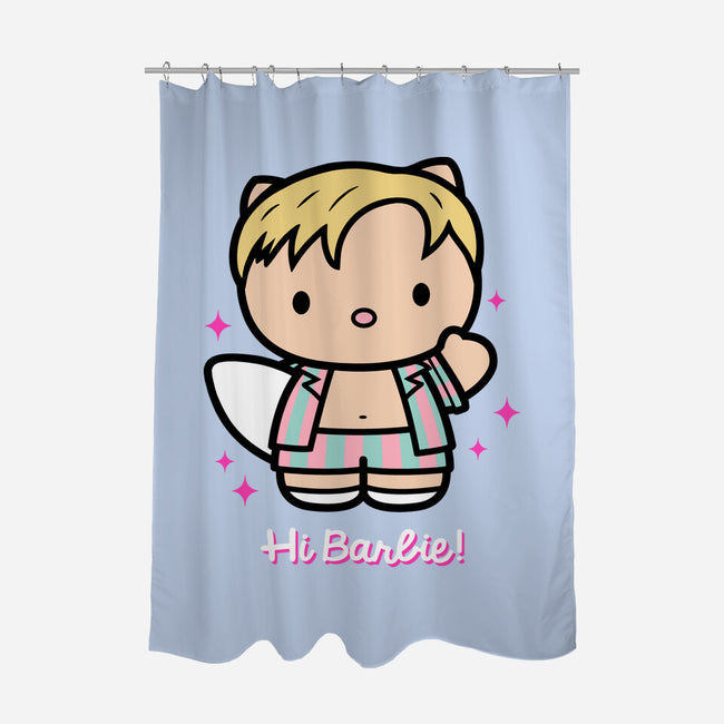 Waving Doll-None-Polyester-Shower Curtain-Raffiti