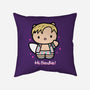 Waving Doll-None-Removable Cover w Insert-Throw Pillow-Raffiti