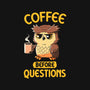 Coffee Before Questions-None-Fleece-Blanket-koalastudio