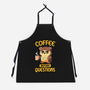 Coffee Before Questions-Unisex-Kitchen-Apron-koalastudio