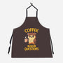 Coffee Before Questions-Unisex-Kitchen-Apron-koalastudio