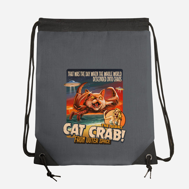 The Giant Cat Crab-None-Drawstring-Bag-daobiwan