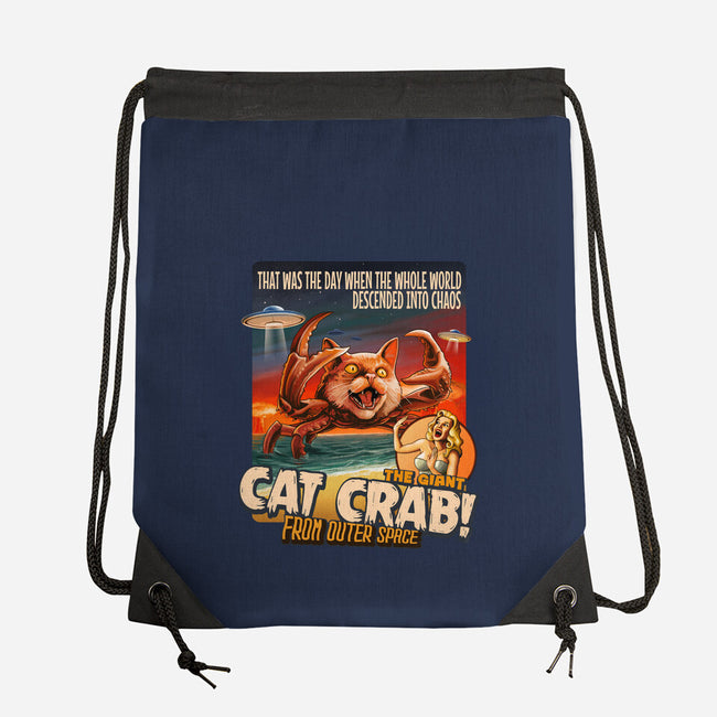 The Giant Cat Crab-None-Drawstring-Bag-daobiwan