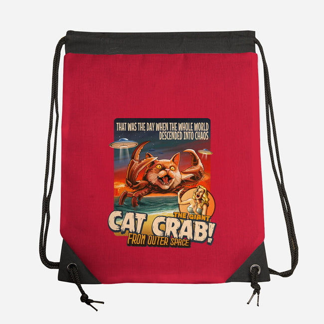 The Giant Cat Crab-None-Drawstring-Bag-daobiwan