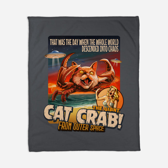 The Giant Cat Crab-None-Fleece-Blanket-daobiwan