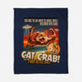 The Giant Cat Crab-None-Fleece-Blanket-daobiwan