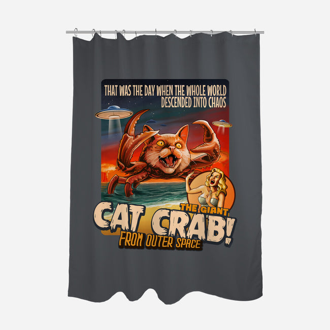 The Giant Cat Crab-None-Polyester-Shower Curtain-daobiwan
