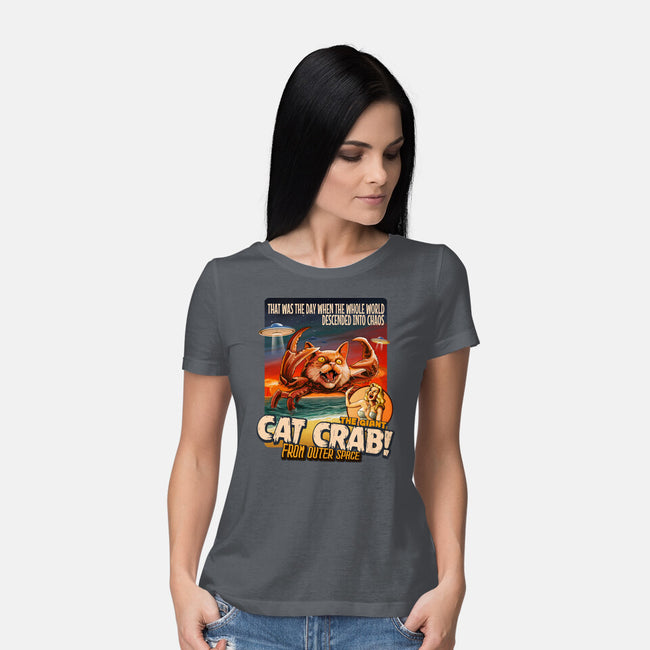 The Giant Cat Crab-Womens-Basic-Tee-daobiwan