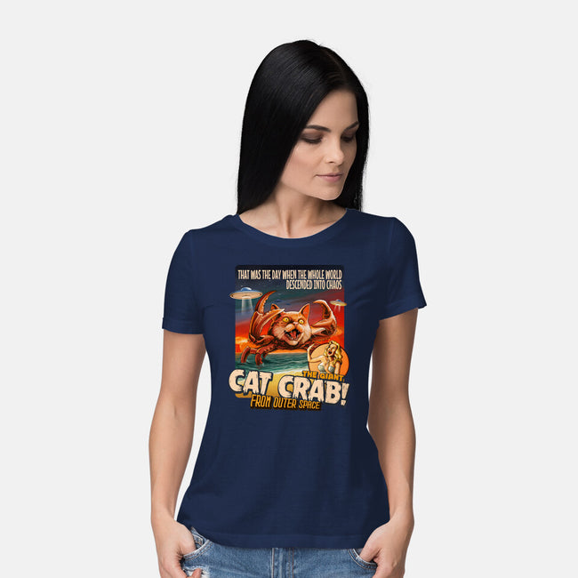 The Giant Cat Crab-Womens-Basic-Tee-daobiwan