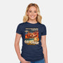 The Giant Cat Crab-Womens-Fitted-Tee-daobiwan