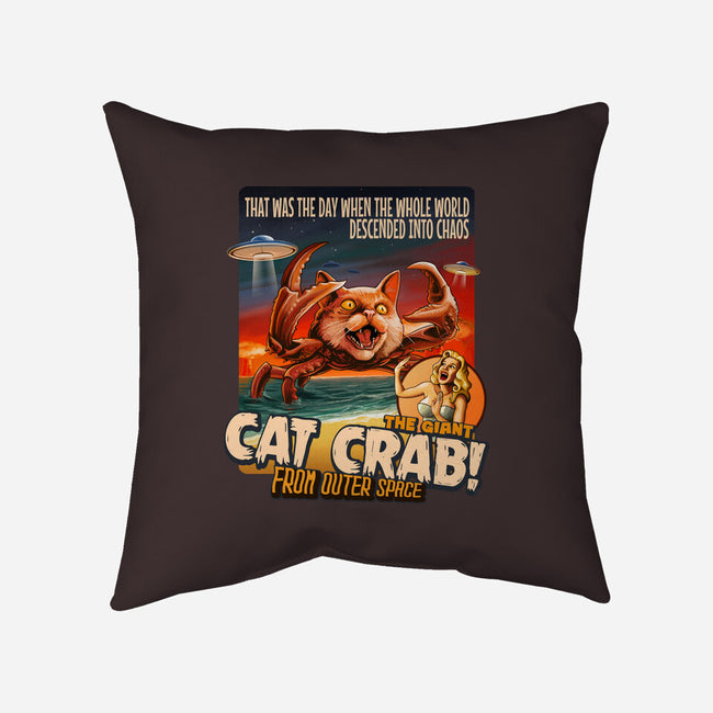 The Giant Cat Crab-None-Removable Cover w Insert-Throw Pillow-daobiwan