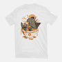Monster's Ramen Bowl-Womens-Fitted-Tee-ilustrata