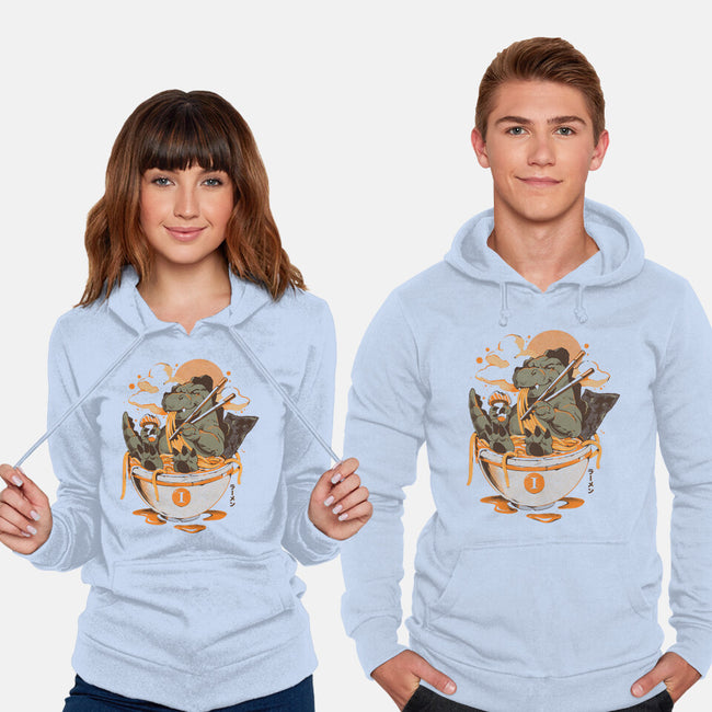 Monster's Ramen Bowl-Unisex-Pullover-Sweatshirt-ilustrata
