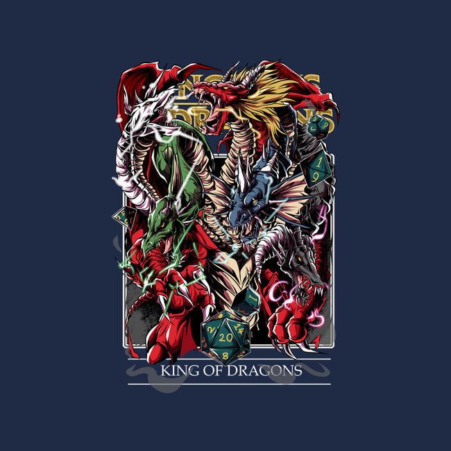 King Of Dragons-None-Removable Cover w Insert-Throw Pillow-Guilherme magno de oliveira