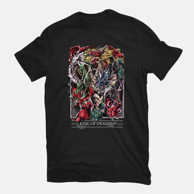 King Of Dragons-Unisex-Basic-Tee-Guilherme magno de oliveira