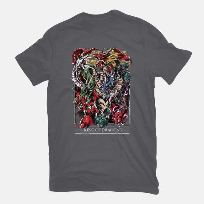 King Of Dragons-Unisex-Basic-Tee-Guilherme magno de oliveira