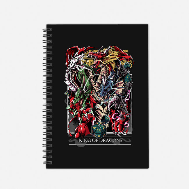 King Of Dragons-None-Dot Grid-Notebook-Guilherme magno de oliveira