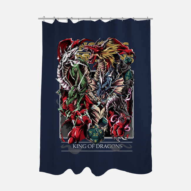 King Of Dragons-None-Polyester-Shower Curtain-Guilherme magno de oliveira