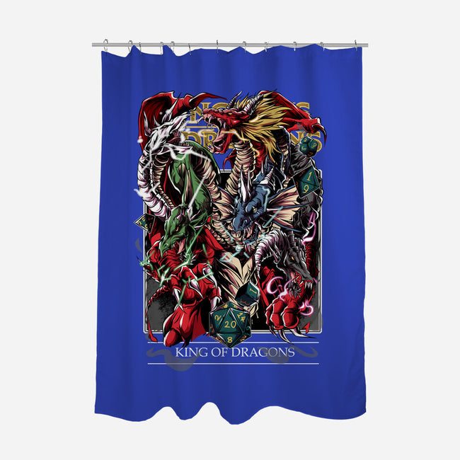 King Of Dragons-None-Polyester-Shower Curtain-Guilherme magno de oliveira