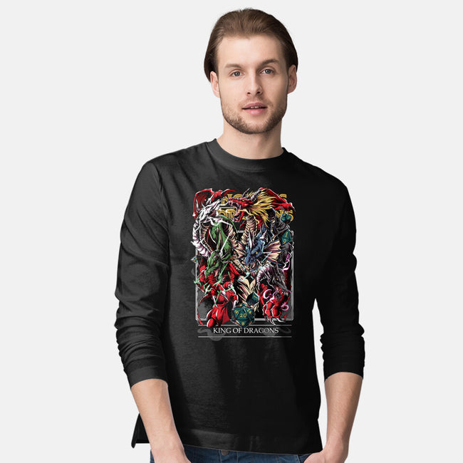 King Of Dragons-Mens-Long Sleeved-Tee-Guilherme magno de oliveira