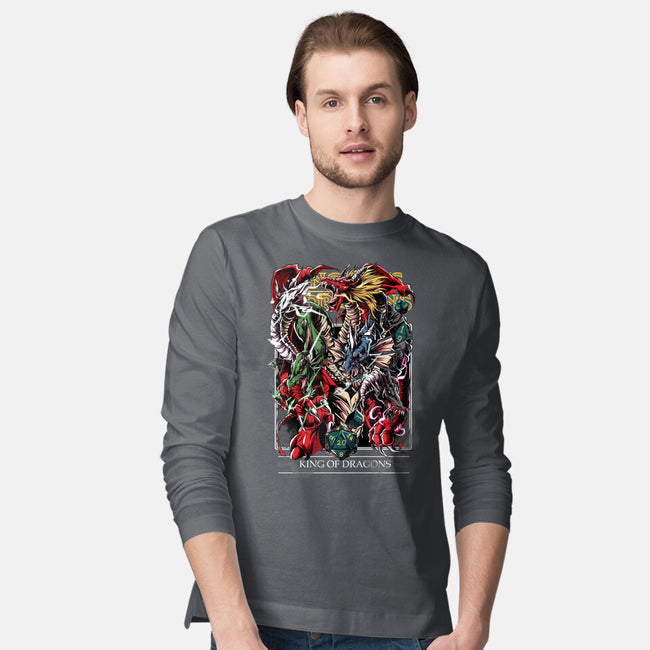 King Of Dragons-Mens-Long Sleeved-Tee-Guilherme magno de oliveira