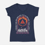 It's Already Too Late-Womens-V-Neck-Tee-marsdkart