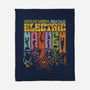 The Psychedelic Mayhem-None-Fleece-Blanket-kg07