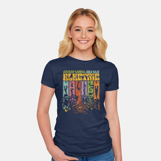 The Psychedelic Mayhem-Womens-Fitted-Tee-kg07