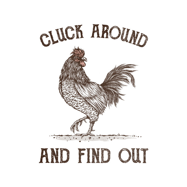 Cluck Around And Find Out-Womens-V-Neck-Tee-kg07