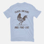 Cluck Around And Find Out-Womens-Basic-Tee-kg07