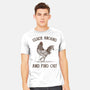 Cluck Around And Find Out-Mens-Heavyweight-Tee-kg07