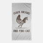 Cluck Around And Find Out-None-Beach-Towel-kg07
