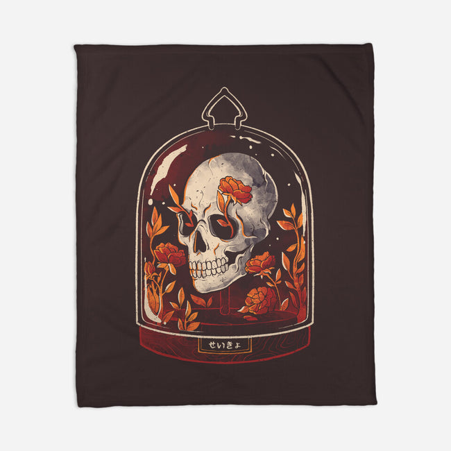 Skull Dome-None-Fleece-Blanket-eduely