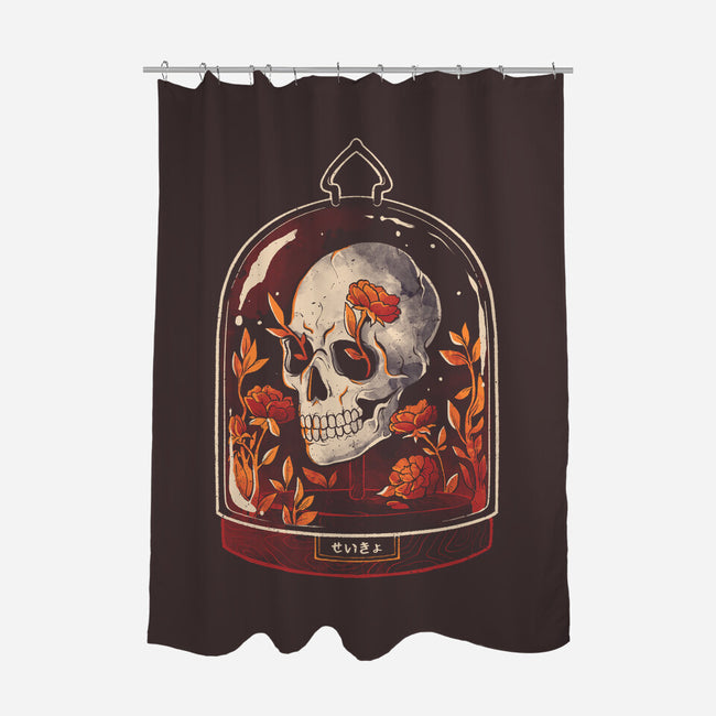 Skull Dome-None-Polyester-Shower Curtain-eduely