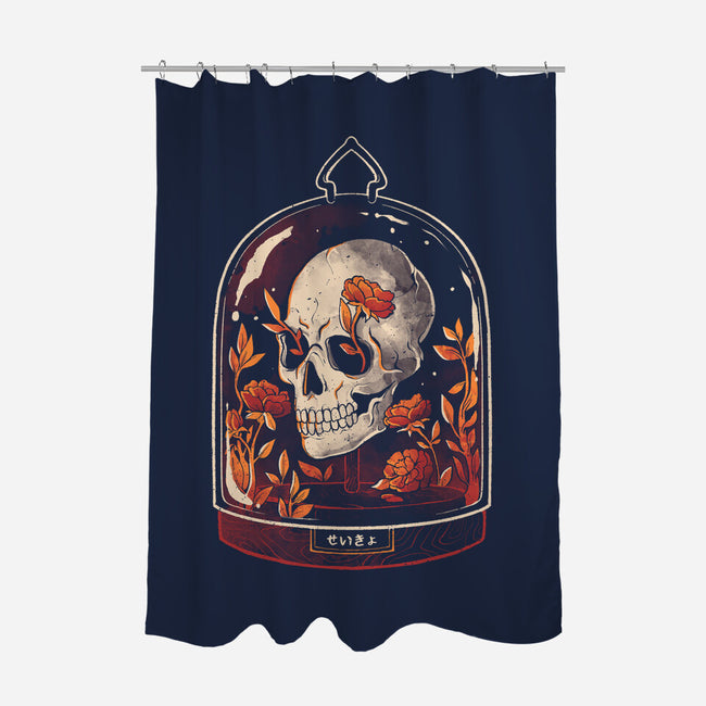 Skull Dome-None-Polyester-Shower Curtain-eduely