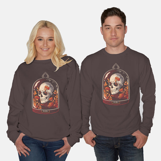 Skull Dome-Unisex-Crew Neck-Sweatshirt-eduely