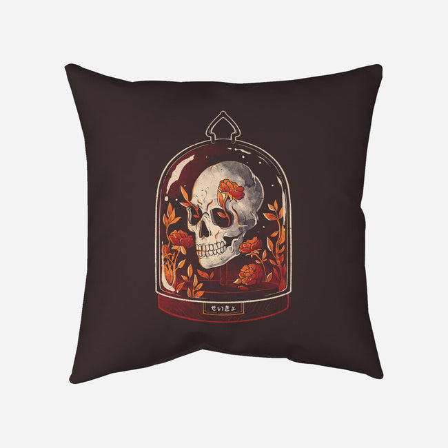 Skull Dome-None-Removable Cover w Insert-Throw Pillow-eduely