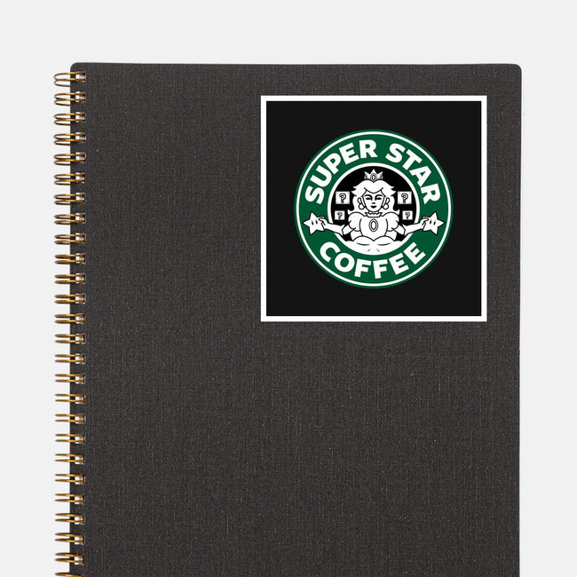 Super Star Coffee-None-Glossy-Sticker-Boggs Nicolas