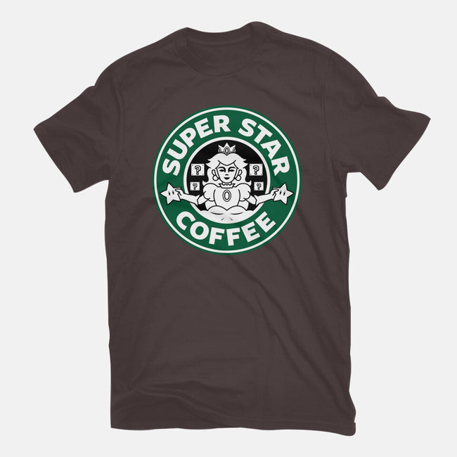 Super Star Coffee-Womens-Basic-Tee-Boggs Nicolas