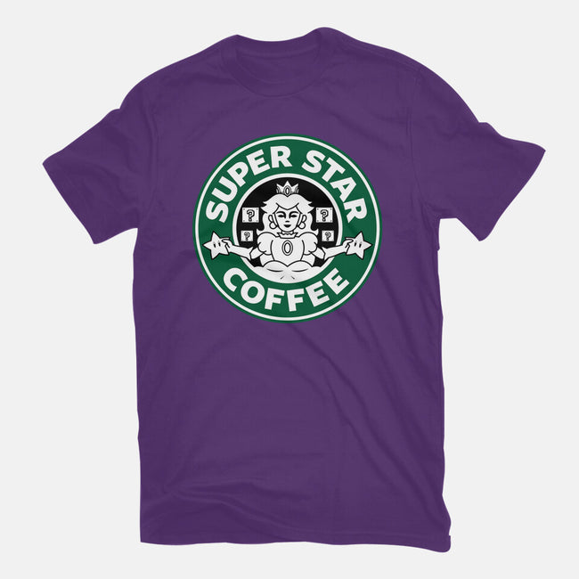 Super Star Coffee-Womens-Basic-Tee-Boggs Nicolas