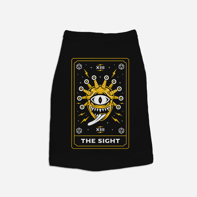 The Sight Tarot Card-Dog-Basic-Pet Tank-Logozaste