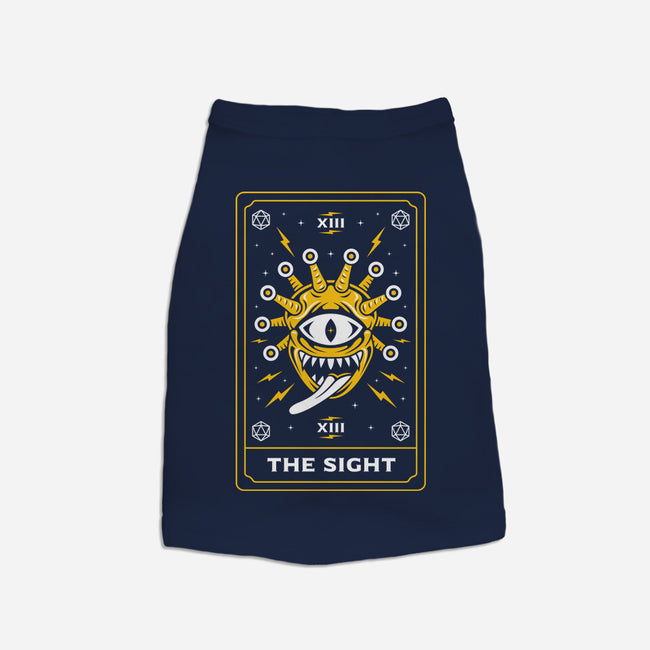 The Sight Tarot Card-Dog-Basic-Pet Tank-Logozaste