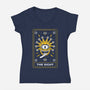 The Sight Tarot Card-Womens-V-Neck-Tee-Logozaste