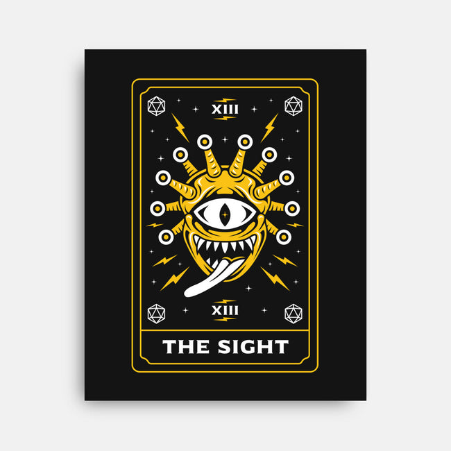 The Sight Tarot Card-None-Stretched-Canvas-Logozaste